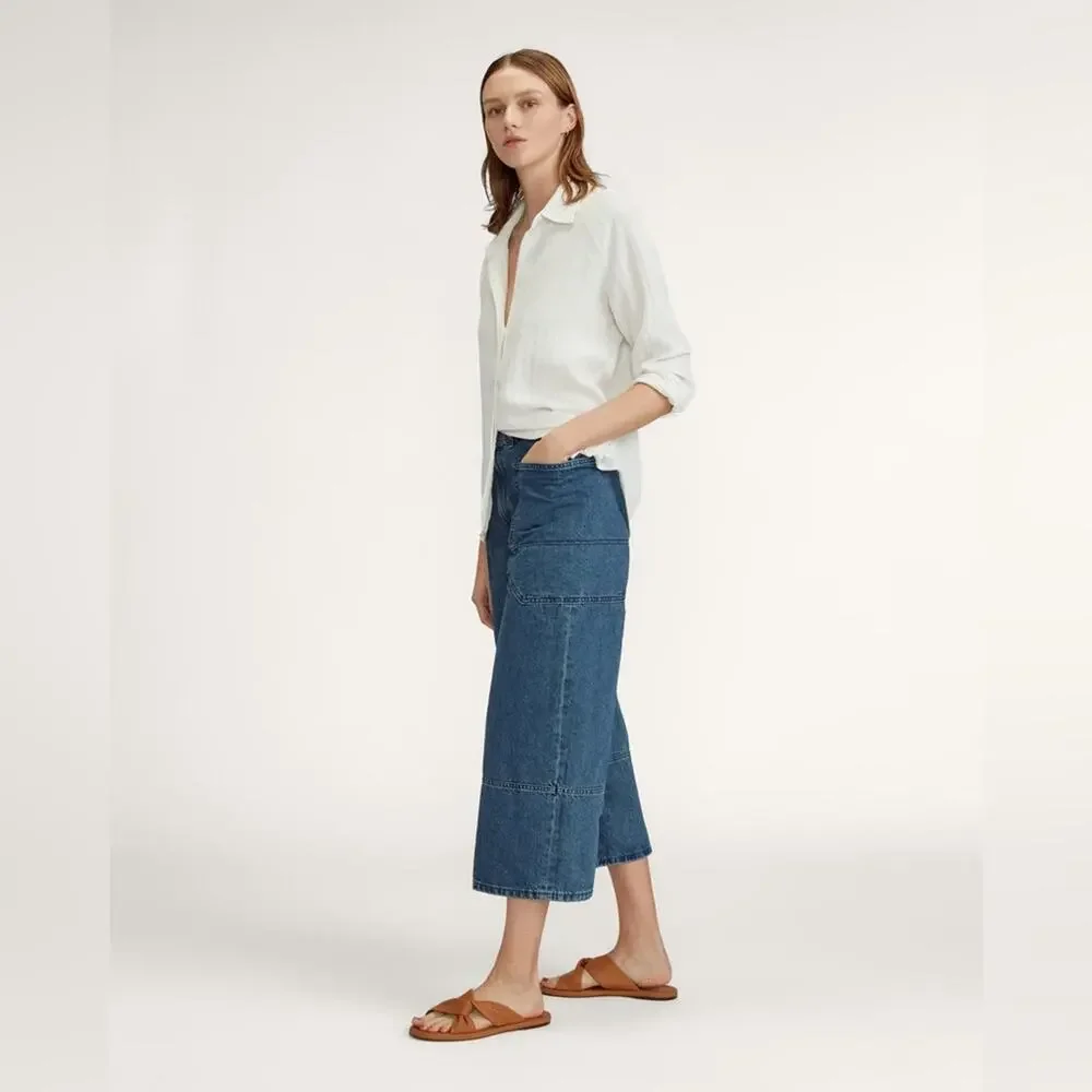 Everlane Day Twist Sandal Desert Tan  Leather Flat Slide 6.5 New Without Box - Picture 6 of 9
